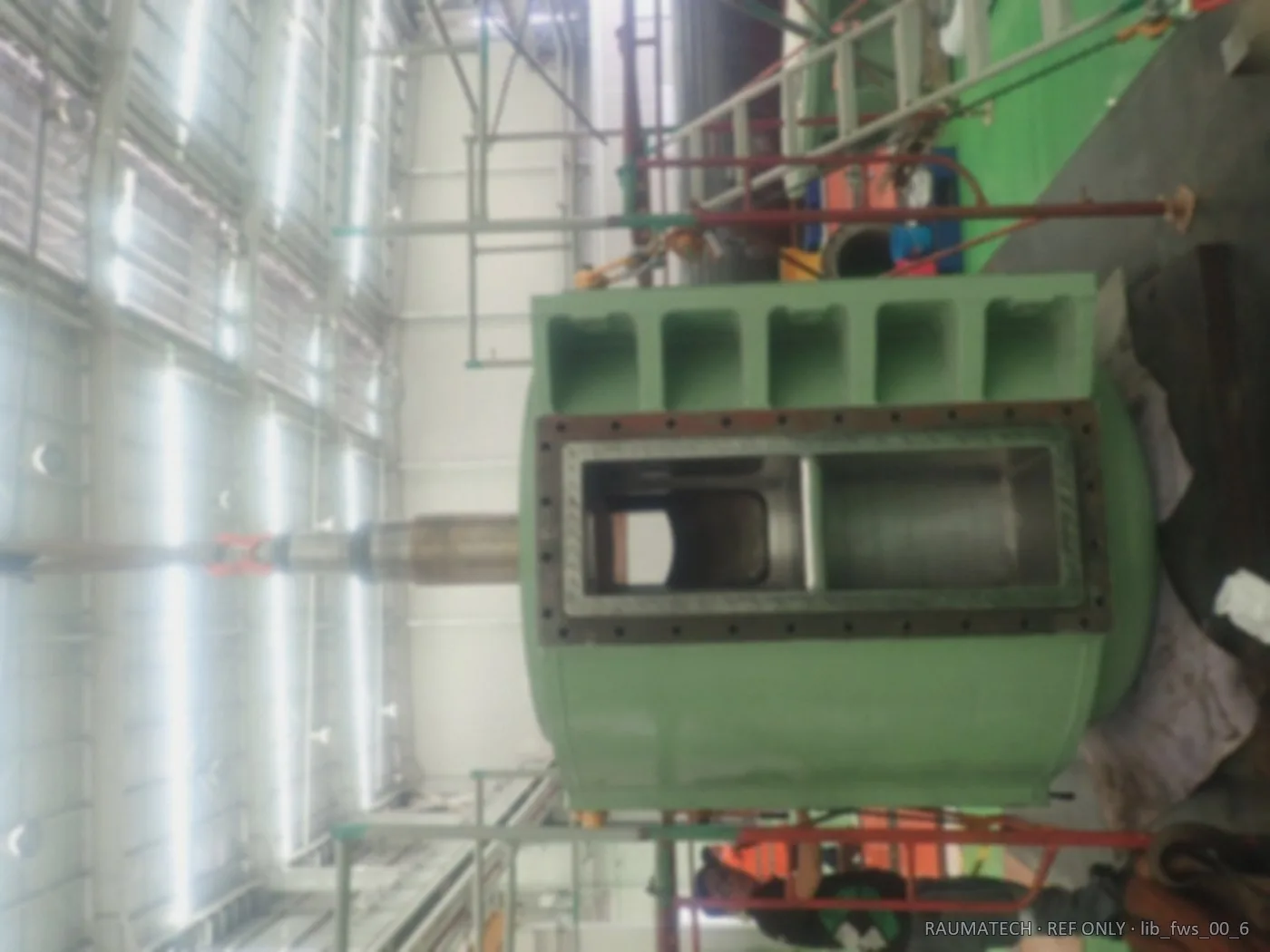 Housing lining and shoulder build-up machining