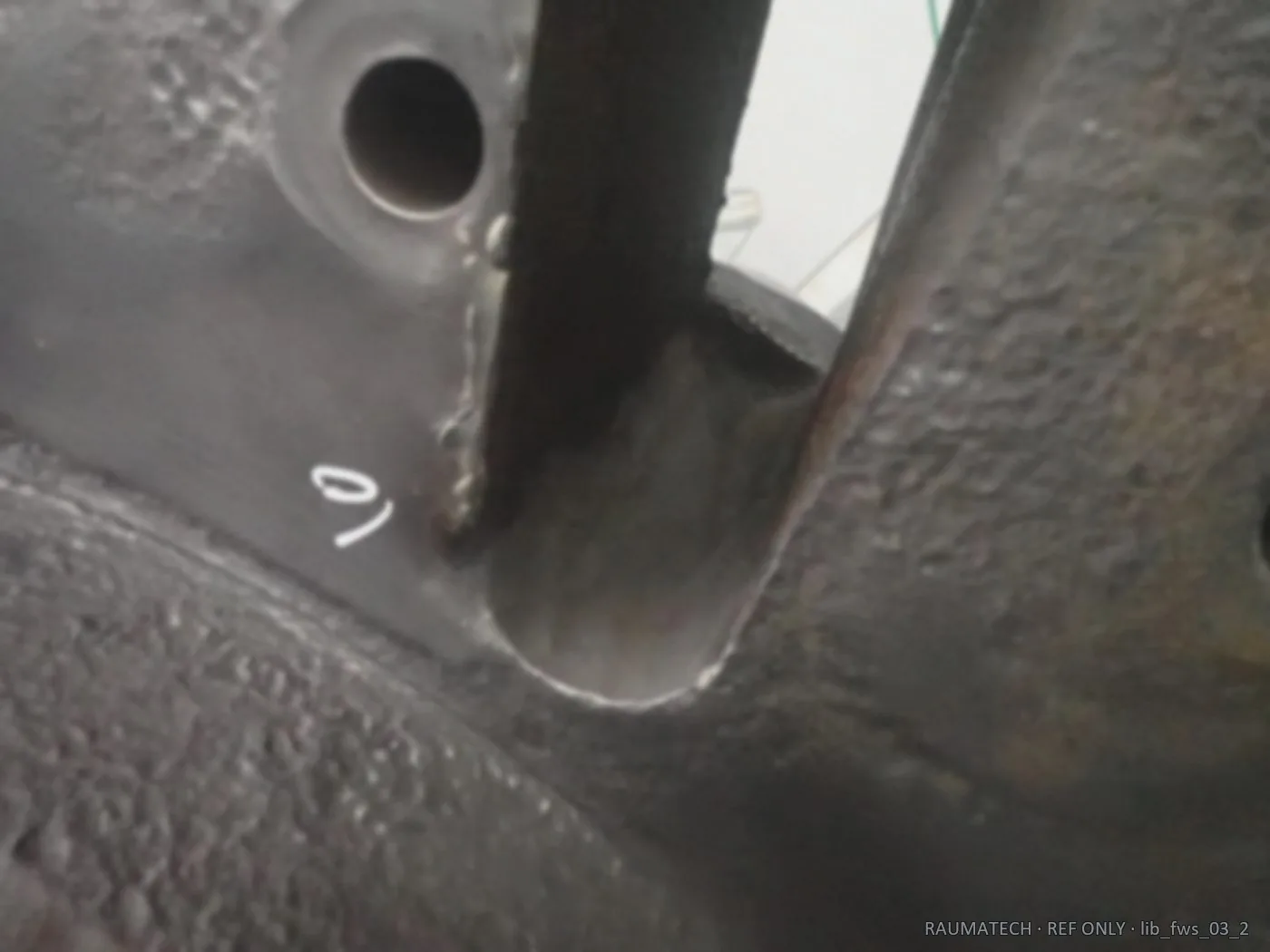 NDT of disc face and welds