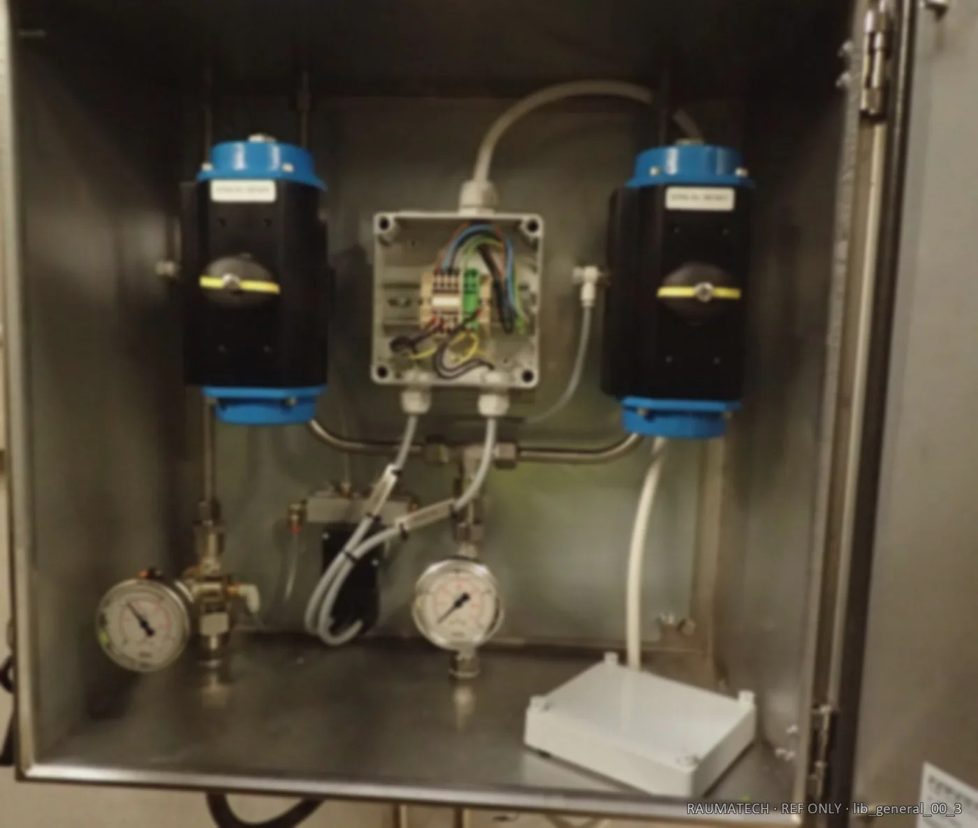 Pneumatic control box