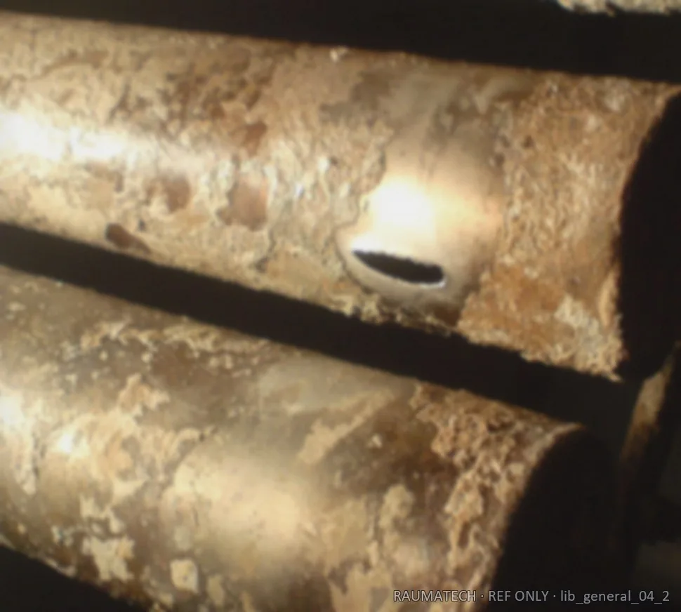 Drum wear and hole defects