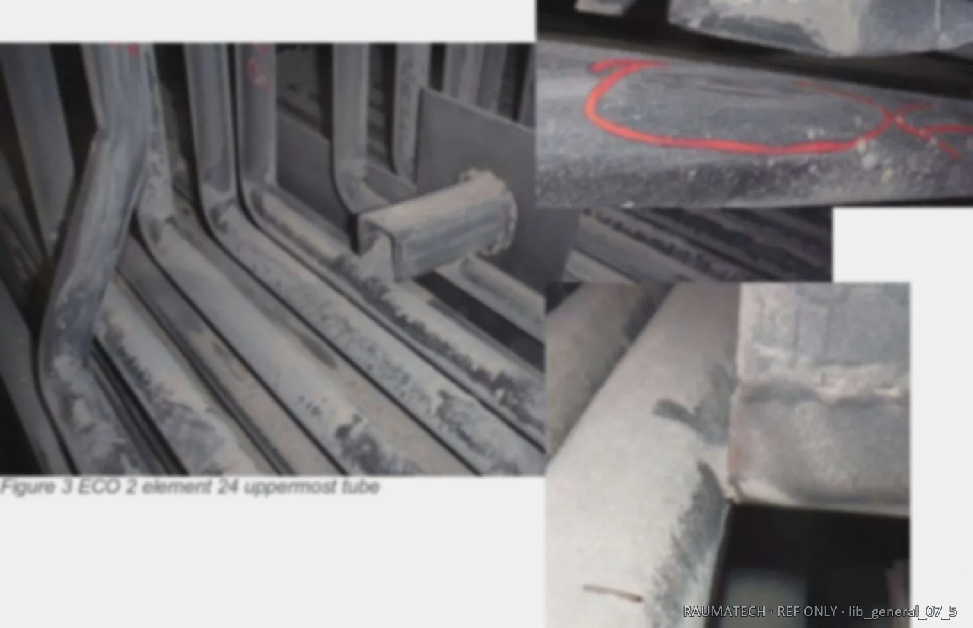 Tube wear marking and bend check
